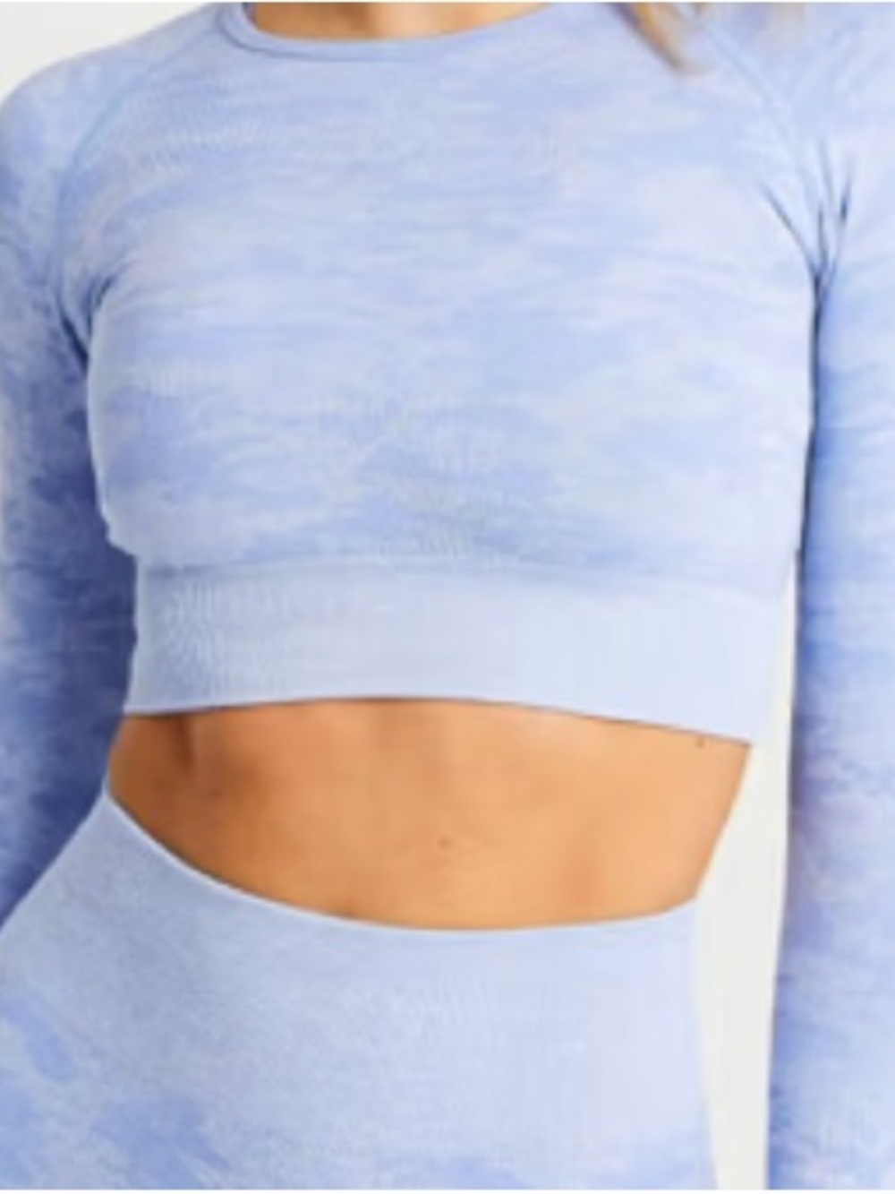 AYBL Evolve Camo long sleeve crop top